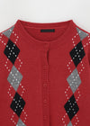 Gilet en tricot Argyle Mosing