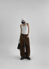 (UNISEX) Lugreen Balloon Wide Cotton Pants