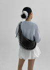 Bolso de cuero cruzado Lowkit Eyelet