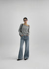 Redrick Semi-Bootcut Denim Pants