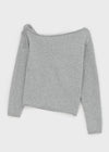 [MADE] Hiburi Unbal Off-Shoulder Knit Wool 50%