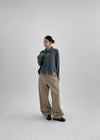 (UNISEX) Lugreen Balloon Wide Cotton Pants