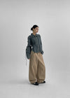 (UNISEX) Lugreen Balloon Wide Cotton Pants