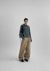 (UNISEX) Lugreen Balloon Wide Cotton Pants