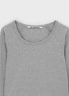 [B-BASIC] Standard Nagrang U-Neck Long Sleeve T-Shirt (2SIZE)