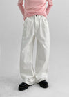 Dates Wide Cotton Pants