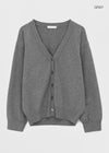 Áo khoác cardigan cashmere dáng rộng Dunning