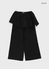 Cotive SET - Jupe portefeuille, Pantalons larges