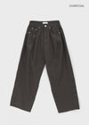 Tagen Folding Wide Cotton Pants