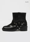 Dunbar Biker Buckle Ankle Boots