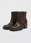 Dunbar Biker Buckle Ankle Boots