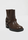 Dunbar Biker Buckle Ankle Boots