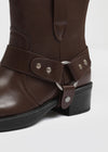 Dunbar Biker Buckle Ankle Boots