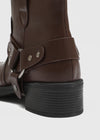 Dunbar Biker Buckle Ankle Boots