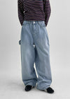 Hill Rent Carfender Wide Denim Pants