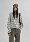 Gleeman Loose Fit Striped Knit