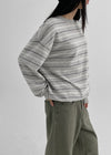 Gleeman Loose Fit Striped Knit