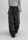 Chet Ball Rivet Cargo Banding Two -way Pants