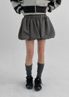 Pramin Banding Balloon Mini Skirt