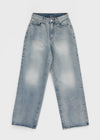 Pantalons en denim large Wyvern Wash