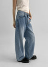 Rioz Waschbare Gerade Denim-Hose