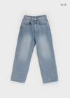 Pantalons en denim droit Rioz