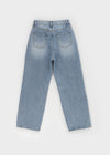 Rioz Waschbare Gerade Denim-Hose