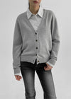 Musto Loose Fit V-neck Knit Cardigan (30% ขนแกะ)