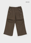 Meten Nylon Cargo Pintunk Two-way Pants