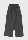 (Unisex) Danyel Pigment Curve Balloon Banding Pants (Set Purchase)