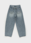 Lumkin Washing Bijo Wide Denim Pants