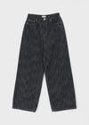 Comfin Non-fade Wide Denim Pants