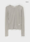 Lavits See -through Long Sleeve T-shirt (Wool 30%)