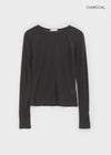 Lavits See-through Long Sleeve T-shirt (Wool 30%)