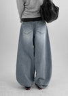 Pantalons en denim large Bearing Balloon