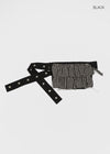 Ponko Snap button Check Multi Belt Bag