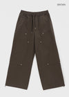 (UNISEX) Soliten Rivet Carfender Two Way Banding Pants