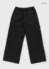 (UNISEX) Soliten Rivet Carfender Two Way Banding Pants