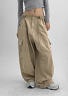 Neribo Wide Cargo Two-Way Pants