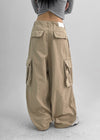 Neribo Wide Cargo Two-Way Pants