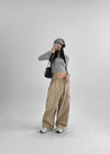 Neribo Wide Cargo Two-Way Pants