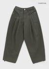 (UNISEX) Allin Back Banding Pintuck Balloon Two-way Pants