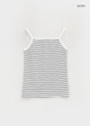 Ttin Stripe Ribbed Sleeveless