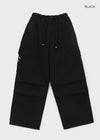 (UNISEX) Periting Parachute Cargo Wide Two-Way Pants