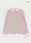 Rompon Stripe Collar Knit