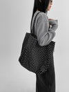 Suitpi Cotton Dot Shoulder Bag