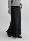 Linka Stripe Cut Out Long Skirt