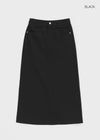 Linka Stripe Cut Out Long Skirt