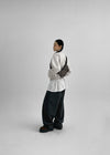 (UNISEX) Trong Pintuck Wide String Pants