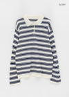 Hoots Stripe Collar Knit